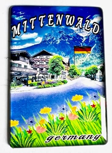 Mittenwald Magnet Oberbayern Souvenir Deutschland Mittenwald Souvenir Mittenwald Kühlschrankmagnet Oberbayern Mittenwald Fridge Magnet von Generisch