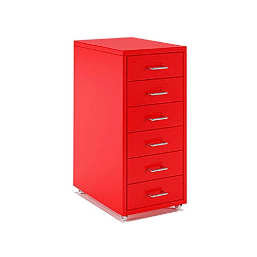 Mobiler Aktenschrank mit 8 Schubladen – Rollende Büroaufbewahrungslösung für verbesserte Organisation zu Hause oder am Arbeitsplatz von Generisch