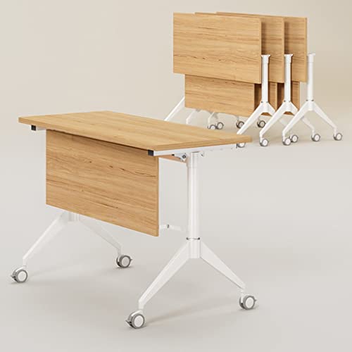 Mobiler Flip-Top-Trainingstisch für Büro, Meetings, Konferenzraum, Schreibtisch, faltbar, 4-teiliges Set, höhenverstellbar, platzsparendes Design, tragbare Kollaborationsmöbel Mobiler Flip-Top-Trainingstisch für Büro, Meetings, Konferenzraum, Schreibtisch, faltbar, 4-teiliges Set, höhenverstellbar, platzsparendes Design, tragbare Kollaborationsmöbel von Generisch