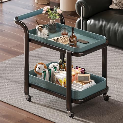 Mobiler Sofa-Beistelltisch, tragbarer Couchtisch, Inselwagen, schmaler Beistelltisch mit 2 Ebenen, Rollwagen, tragbarer Aufbewahrungs-Organizer für Wohnzimmer Mobiler Sofa-Beistelltisch, tragbarer Couchtisch, Inselwagen, schmaler Beistelltisch mit 2 Ebenen, Rollwagen, tragbarer Aufbewahrungs-Organizer für Wohnzimmer von Generisch