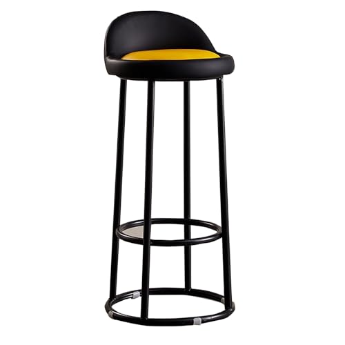 Moderne, minimalistische Barhocker aus Metall mit Fußstütze und niedriger Rückenlehne, perfekt für Kneipe, Kücheninsel, Esszimmer und Wohnzimmer Moderne, minimalistische Barhocker aus Metall mit Fußstütze und niedriger Rückenlehne, perfekt für Kneipe, Kücheninsel, Esszimmer und Wohnzimmer von Generisch