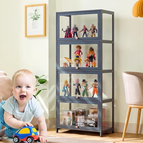 Moderne Acryl-Vitrine mit starker Tragfähigkeit für Sammlerstücke im Kinderspielzimmer Moderne Acryl-Vitrine mit starker Tragfähigkeit für Sammlerstücke im Kinderspielzimmer von Generisch