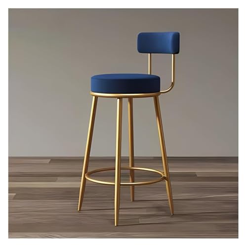 Moderne Barhocker aus Samt mit Rückenlehne, bequeme gepolsterte Pub-Hocker für Kücheninsel, Wohnzimmer und Essbereich Moderne Barhocker aus Samt mit Rückenlehne, bequeme gepolsterte Pub-Hocker für Kücheninsel, Wohnzimmer und Essbereich von Generisch
