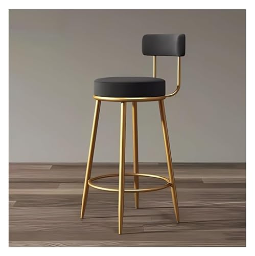 Moderne Barhocker aus Samt mit Rückenlehne, bequeme gepolsterte Pub-Hocker für Kücheninsel, Wohnzimmer und Essbereich Moderne Barhocker aus Samt mit Rückenlehne, bequeme gepolsterte Pub-Hocker für Kücheninsel, Wohnzimmer und Essbereich von Generisch