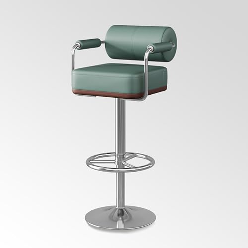 Moderne Barstuhl Drehbar mit hoher Rückenlehne, einfache Montage für Küche, Esszimmer, Bartheke von Generisch