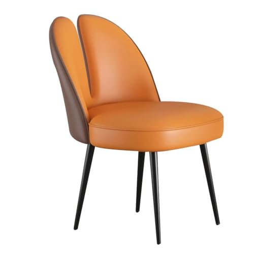 Moderne Einfachheit Esszimmerstühle aus Leder – langlebig und stilvoll für Küche, Wohnzimmer, Schlafzimmer und Balkon von Generisch