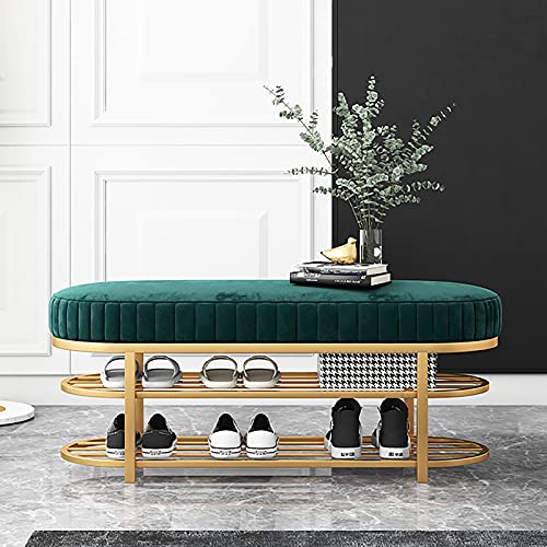 Moderne Eingangsbank mit goldenem Regal, Premium-Aufbewahrungs-Organizer für Flur, Schuhregal Moderne Eingangsbank mit goldenem Regal, Premium-Aufbewahrungs-Organizer für Flur, Schuhregal von Generisch