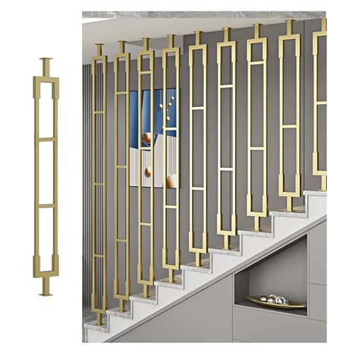 Moderne Eisen-Baluster, dekorative Spindeln für Treppensicherheit, DIY Indoor-Zaun & Raumteiler von Generisch