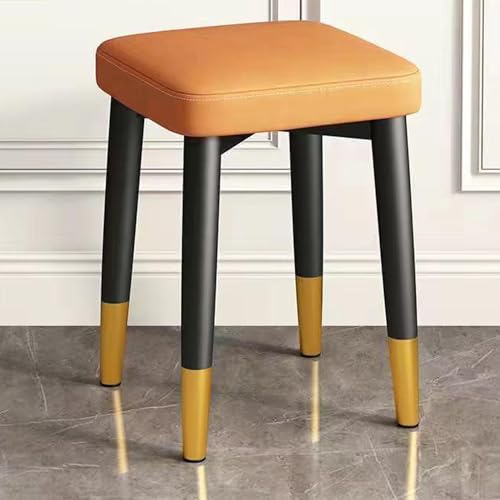 Moderne Esszimmerstühle, 4er-Set, Barhocker, Küchenstuhl, Holzstühle mit 45 cm Sitzhöhe, stapelbarer Metall-Restaurantstuhl mit 90 kg Tragkraft von Generisch