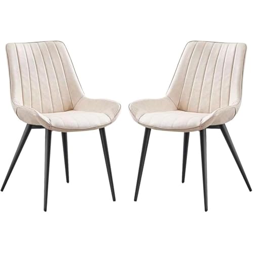 Moderne Esszimmerstühle 2er Set PU Küchenhocker mit stabilen Metallbeinen für Wohnzimmer und Lounge Ergonomisches Design Stilvolle Wohnmöbel Bequeme Sitzgelegenheit Moderne Esszimmerstühle 2er Set PU Küchenhocker mit stabilen Metallbeinen für Wohnzimmer und Lounge Ergonomisches Design Stilvolle Wohnmöbel Bequeme Sitzgelegenheit von Generisch