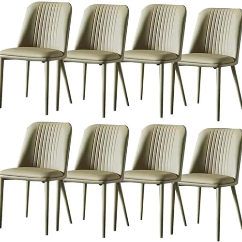Moderne Esszimmerstühle Set, getufteter Stoff gepolstert, hohe Rückenlehne Design für bequemes Sitzen in Küche und Esszimmer von Generisch