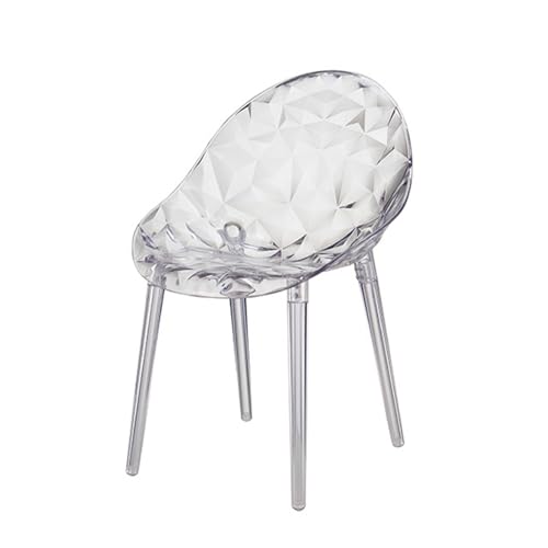 Moderne Esszimmerstühle aus Acryl für die Küche mit transparentem Sitz von Generisch