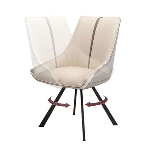 Moderne Esszimmerstühle aus Kunstleder, um 360 Grad drehbar, hohe Rückenlehne, mit Katzenkrallen-Design Moderne Esszimmerstühle aus Kunstleder, um 360 Grad drehbar, hohe Rückenlehne, mit Katzenkrallen-Design von Generisch