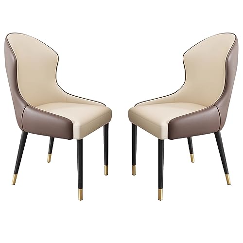 Moderne Esszimmerstühle aus Leder, 2er-Set – Verschleißfeste Möbel für Küche Wohnzimmer Schlafzimmer Balkon & Hochzeit – Stilvolle Sofa Beistellstühle Moderne Esszimmerstühle aus Leder, 2er-Set – Verschleißfeste Möbel für Küche Wohnzimmer Schlafzimmer Balkon & Hochzeit – Stilvolle Sofa Beistellstühle von Generisch