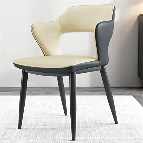 Moderne Esszimmerstühle mit hoher Rückenlehne, Kunstleder, 2er-Set, für Küche und Wohnzimmer, Beige Moderne Esszimmerstühle mit hoher Rückenlehne, Kunstleder, 2er-Set, für Küche und Wohnzimmer, Beige von Generisch