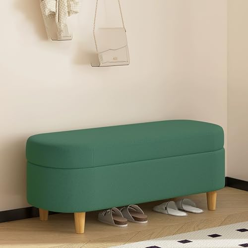 Moderne Flurbank mit gepolstertem Sitz, vielseitige Schuhaufbewahrung für Eingangsbereich, Schlafzimmer und Wohnzimmer, stilvolle Multifunktionsmöbel von Generisch