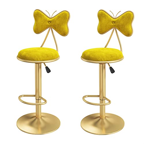 Moderne Kücheninsel Barhocker 2er Set Drehbar Thekenhocker mit Rückenlehne Höhenverstellbar Gepolsterter Sitz Ideal für Frühstücksbar und Essbereich Moderne Kücheninsel Barhocker 2er Set Drehbar Thekenhocker mit Rückenlehne Höhenverstellbar Gepolsterter Sitz Ideal für Frühstücksbar und Essbereich von Generisch