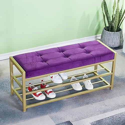Moderne Samt Schuhbank Aufbewahrung Ottomane für Wohnzimmer, Schlafzimmer, Eingangsbereich, Flur - Stilvolle und platzsparende Möbel Moderne Samt Schuhbank Aufbewahrung Ottomane für Wohnzimmer, Schlafzimmer, Eingangsbereich, Flur - Stilvolle und platzsparende Möbel von Generisch