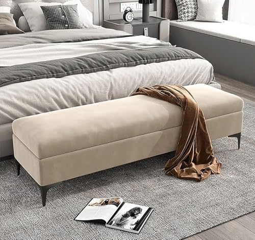 Moderne Sitzbank aus Samt mit goldenen Beinen, gepolsterter Eingangssitz, Fußstütze für Wohnzimmer, Schlafzimmer, stilvolle Aufbewahrung, Ottomane für Eingangsbereich und Wohnkultur Moderne Sitzbank aus Samt mit goldenen Beinen, gepolsterter Eingangssitz, Fußstütze für Wohnzimmer, Schlafzimmer, stilvolle Aufbewahrung, Ottomane für Eingangsbereich und Wohnkultur von Generisch