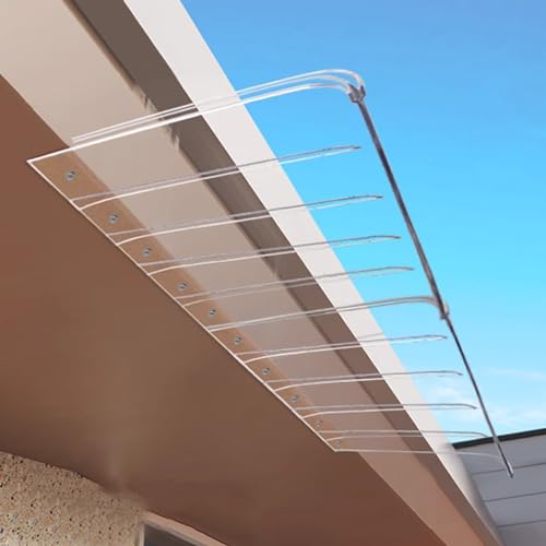 Moderne Tür- und Fenstermarkise | UV- und Regenschutz Outdoor Überdachung | strapazierfähige Vollplatte | Sonnenlicht-Schild für Eingang und Garten | witterungsbeständiges Design Moderne Tür- und Fenstermarkise | UV- und Regenschutz Outdoor Überdachung | strapazierfähige Vollplatte | Sonnenlicht-Schild für Eingang und Garten | witterungsbeständiges Design von Generisch