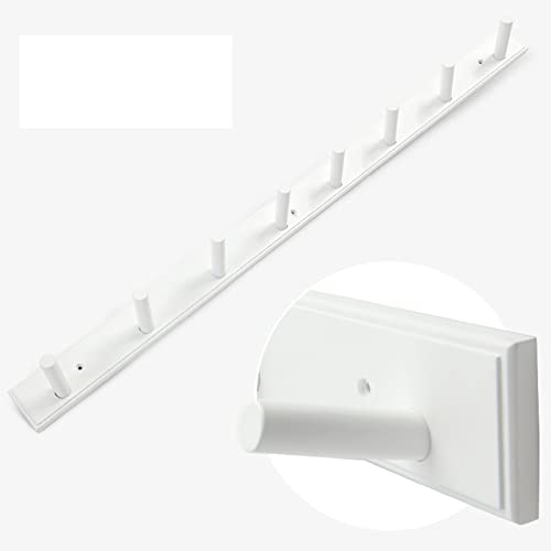 Moderne Wandgarderobe – 8 robuste Holzhaken für den Eingangsbereich, einfache Montage, perfekt zum Aufhängen von Kleidung, Hüten, Taschen und Jacken, stilvolles weißes Design Moderne Wandgarderobe – 8 robuste Holzhaken für den Eingangsbereich, einfache Montage, perfekt zum Aufhängen von Kleidung, Hüten, Taschen und Jacken, stilvolles weißes Design von Generisch