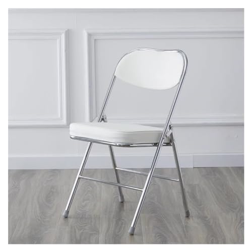 Moderne braune Leder-Klappstühle mit gepolsterten Sitzen, 2er Set, Faltbare Esszimmerstühle für bequemes Sitzen auf Partys Moderne braune Leder-Klappstühle mit gepolsterten Sitzen, 2er Set, Faltbare Esszimmerstühle für bequemes Sitzen auf Partys von Generisch