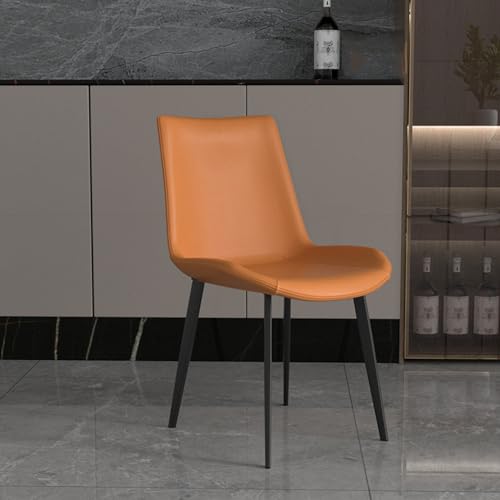 Moderne cremefarbene Esszimmerstühle 4er Set mit hoher Rückenlehne und Metallbeinen, Luxus-Küchenstühle für Esszimmer, Ankleidezimmer und Verhandlungsbereich von Generisch