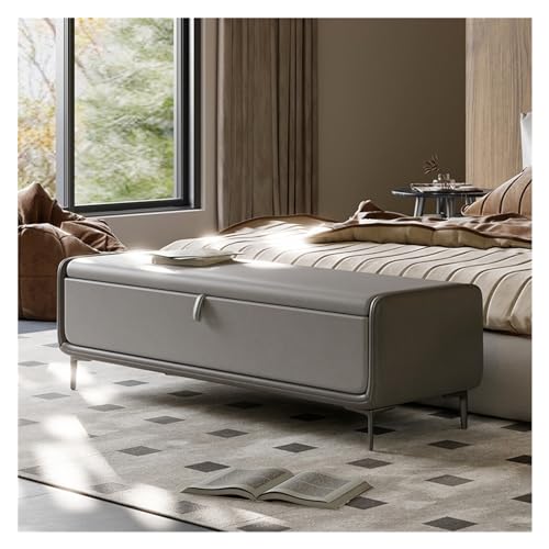 Moderne gepolsterte Sitzbank mit Metallsockel, Kunstleder-Fußstütze für Schlafzimmer, Wohnzimmer und Eingangsbereich, stilvoller Fußhocker und Nizer, perfekte Heimdekoration Moderne gepolsterte Sitzbank mit Metallsockel, Kunstleder-Fußstütze für Schlafzimmer, Wohnzimmer und Eingangsbereich, stilvoller Fußhocker und Nizer, perfekte Heimdekoration von Generisch