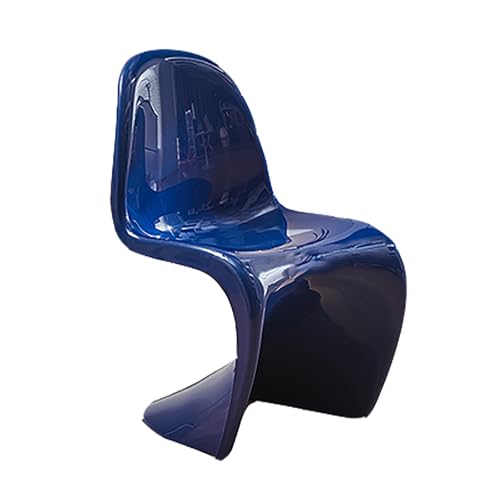 Moderne stapelbare Esszimmerstühle mit ergonomischem Design für Zuhause und Büro (2er Set Rot) von Generisch