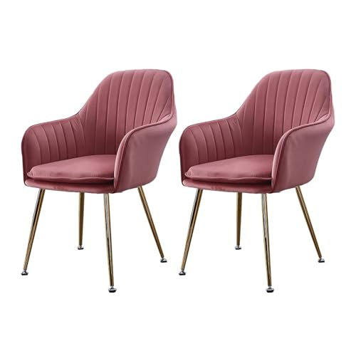 Moderne weiche bequeme Esszimmerstühle 2er Set Sessel für Wohnzimmer Esszimmer in Blau und Weinrot Moderne weiche bequeme Esszimmerstühle 2er Set Sessel für Wohnzimmer Esszimmer in Blau und Weinrot von Generisch