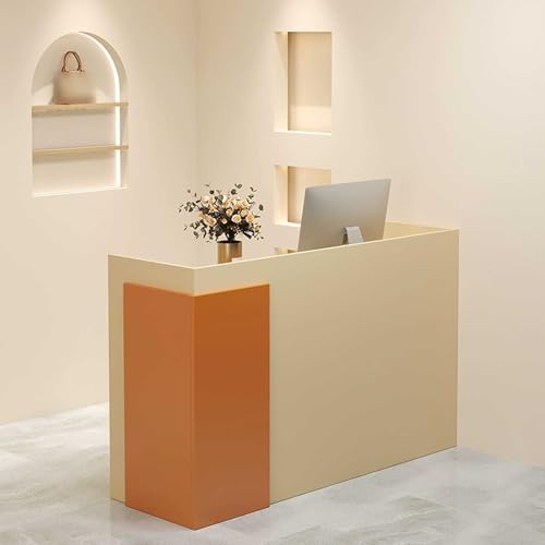 Moderner, geteilter Schreibtisch mit Schubladen und Tastaturablage, ideal für Schönheitssalons, Einzelhandelsgeschäfte und Büro-Empfangsbereiche, stilvolles und funktionales Design Moderner, geteilter Schreibtisch mit Schubladen und Tastaturablage, ideal für Schönheitssalons, Einzelhandelsgeschäfte und Büro-Empfangsbereiche, stilvolles und funktionales Design von Generisch