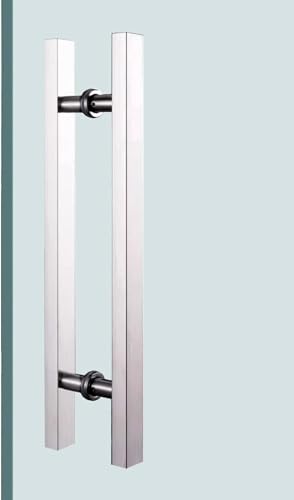 Moderner, robuster, quadratischer Glastürgriff für Außenscheune, Büro, Ladeneingang – Push-Pull-Design verbessert die Zugänglichkeit Moderner, robuster, quadratischer Glastürgriff für Außenscheune, Büro, Ladeneingang – Push-Pull-Design verbessert die Zugänglichkeit von Generisch