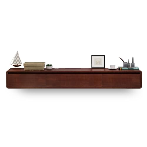 Moderner, schwebender TV-Schrank, Wandmontage, 2-türig, mattes Finish, Wohnzimmerschrank für kleine Räume, stilvolle und funktionale Möbel für TV-Aufbewahrung Moderner, schwebender TV-Schrank, Wandmontage, 2-türig, mattes Finish, Wohnzimmerschrank für kleine Räume, stilvolle und funktionale Möbel für TV-Aufbewahrung von Generisch