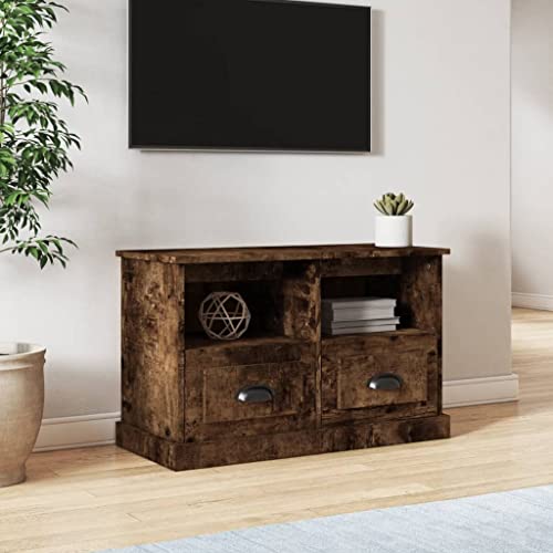 Moderner 80 cm TV-Ständer mit 2 Schubladen für Fernseher bis zu 55,9 cm 76,2 cm im Wohnzimmer oder Schlafzimmer, Eichen-Finish Moderner 80 cm TV-Ständer mit 2 Schubladen für Fernseher bis zu 55,9 cm 76,2 cm im Wohnzimmer oder Schlafzimmer, Eichen-Finish von Generisch