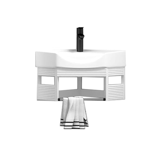 Moderner Badezimmer-Eckschrank, Waschtisch, kleine Keramik-Wäschewanne, Waschbecken, Wandmontage, Gefäßspüle, schwarzes Keramik-Badezimmerbecken, wasserdichte Aufbewahrungsschränke für Zuhause, Küche Moderner Badezimmer-Eckschrank, Waschtisch, kleine Keramik-Wäschewanne, Waschbecken, Wandmontage, Gefäßspüle, schwarzes Keramik-Badezimmerbecken, wasserdichte Aufbewahrungsschränke für Zuhause, Küche von Generisch