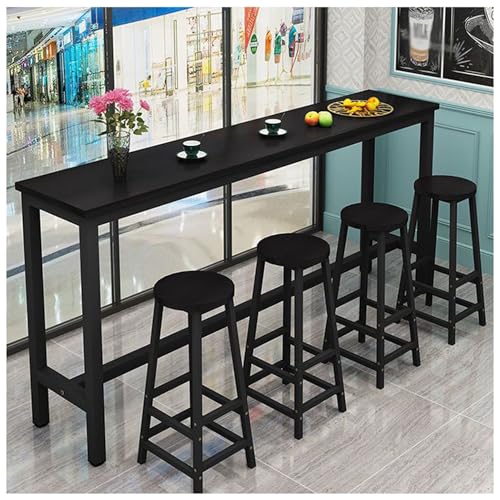 Moderner Bartisch aus Holz, rechteckig, Konsole, Sofatisch, Thekenhöhe, Esstisch, langer Frühstückstisch, Küche, Bartisch, schmaler Tisch für Zuhause, Bar, nur Tisch (Größe: 140 x 40 x 100 cm, Farbe Moderner Bartisch aus Holz, rechteckig, Konsole, Sofatisch, Thekenhöhe, Esstisch, langer Frühstückstisch, Küche, Bartisch, schmaler Tisch für Zuhause, Bar, nur Tisch (Größe: 140 x 40 x 100 cm, Farbe von Generisch