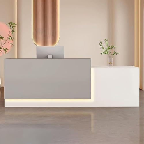 Moderner Büro-Empfangstisch mit abschließbarer Schublade und Tastaturablage, stilvolle Einzelhandelsmöbel für verbesserte Arbeitsplatzeffizienz Moderner Büro-Empfangstisch mit abschließbarer Schublade und Tastaturablage, stilvolle Einzelhandelsmöbel für verbesserte Arbeitsplatzeffizienz von Generisch