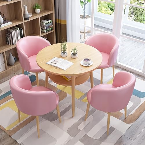 Moderner Bürokonferenzraum Verhandlungstisch mit weicher Rückenlehne Sitz (Rosa) von Generisch