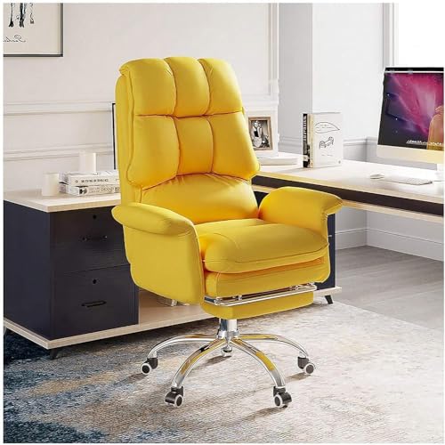 Moderner Bürostuhl aus PU-Leder mit Fußstütze, hohe Rückenlehne, Chefsessel für gewerbliche Arbeitsbereiche Moderner Bürostuhl aus PU-Leder mit Fußstütze, hohe Rückenlehne, Chefsessel für gewerbliche Arbeitsbereiche von Generisch
