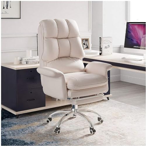 Moderner Bürostuhl aus PU-Leder mit Fußstütze, hohe Rückenlehne, Chefsessel für gewerbliche Arbeitsbereiche Moderner Bürostuhl aus PU-Leder mit Fußstütze, hohe Rückenlehne, Chefsessel für gewerbliche Arbeitsbereiche von Generisch