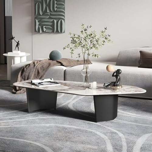 Moderner Cocktailtisch mit unregelmäßiger Schieferplatte – minimalistisches Design für moderne Wohnräume von Generisch