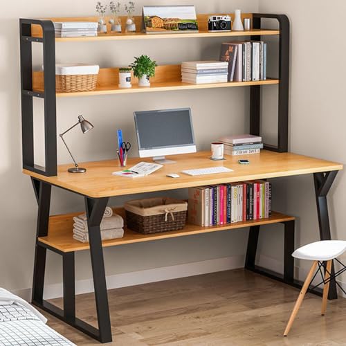 Moderner Computertisch mit Stall & Bücherregal Home Office Workstation Schreibtisch für effizientes Arbeiten und Aufbewahren Moderner Computertisch mit Stall & Bücherregal Home Office Workstation Schreibtisch für effizientes Arbeiten und Aufbewahren von Generisch