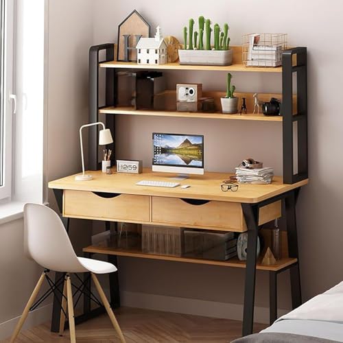 Moderner Computertisch mit oberen Ablagen - Home Office Arbeitstisch zum Lernen & Schreiben - Arbeitsschreibtisch mit Ablagefach Moderner Computertisch mit oberen Ablagen - Home Office Arbeitstisch zum Lernen & Schreiben - Arbeitsschreibtisch mit Ablagefach von Generisch