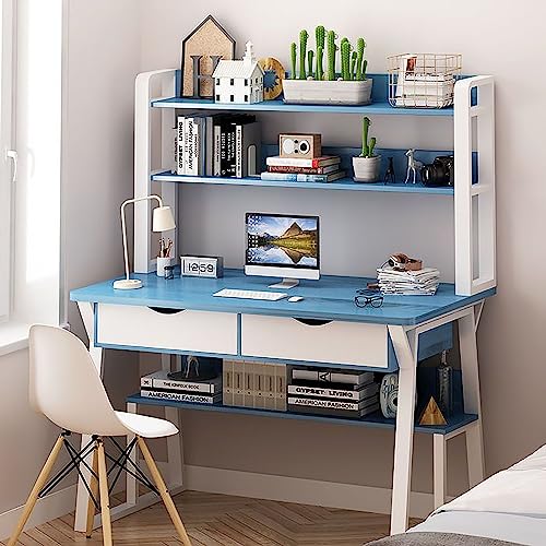 Moderner Computertisch mit oberen Ablagen für Home Office Workstation von Generisch