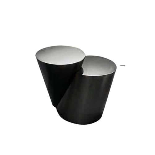 Moderner Couchtisch - Kleiner runder Glas-Mitteltisch für Wohnzimmer, kreativer Beistelltisch und Beistelltisch (B) von Generisch