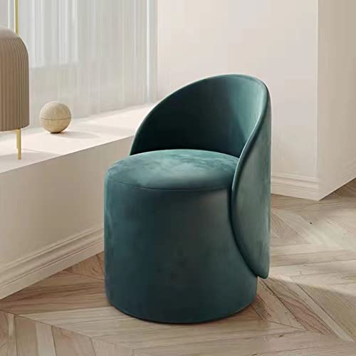 Moderner Drehstuhl mit Ottomangemütlichem Boucle-Akzentstuhl für Wohnzimmer und Schlafzimmer, um 360° drehbarer Sessel zum Lesen, Schminktisch und Entspannung von Generisch