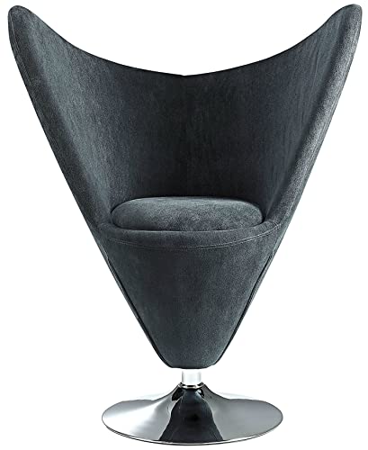 Moderner Drehstuhl mit einzigartigem Design für Zuhause oder Büro Lexus Funky Black Chair von Generisch