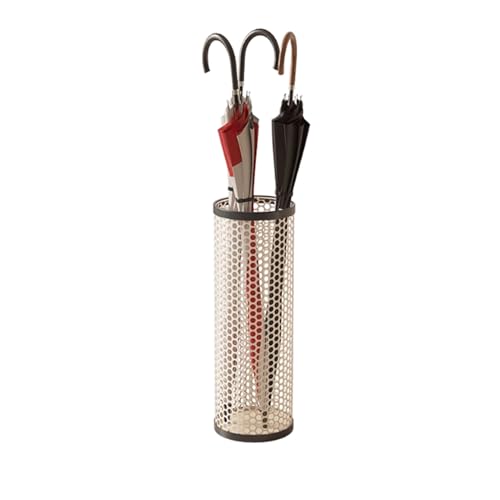 Moderner Eimerständer aus Metall, rund, gewebtes Rattan-Imitat, kreative Eisenunterstützung für Eingangsbereich, Flurdekoration, stilvolles Zuhause Moderner Eimerständer aus Metall, rund, gewebtes Rattan-Imitat, kreative Eisenunterstützung für Eingangsbereich, Flurdekoration, stilvolles Zuhause von Generisch