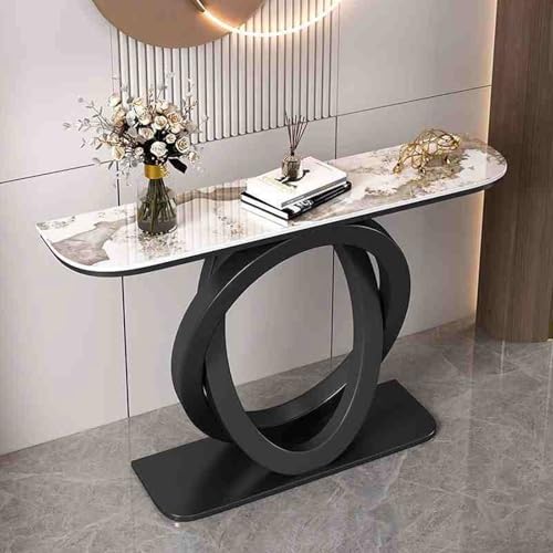 Moderner Eingangs-Konsolentisch mit geometrischen Metallbeinen, schlanker Sofatisch für Wohnzimmer Moderner Eingangs-Konsolentisch mit geometrischen Metallbeinen, schlanker Sofatisch für Wohnzimmer von Generisch