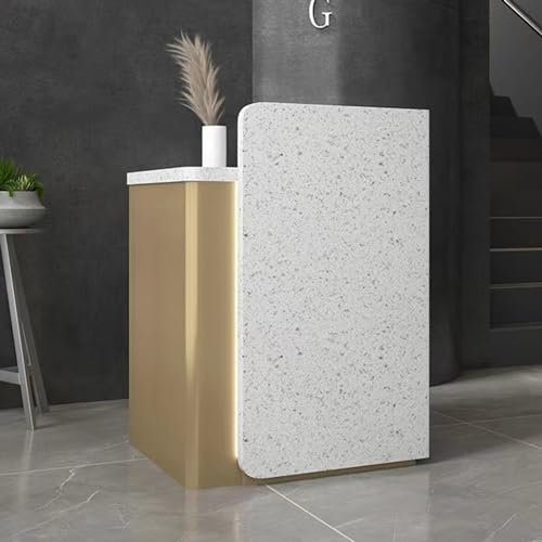 Moderner Empfangstisch - Eleganter Thekentisch mit abschließbarer Schublade für Einzelhandelsgeschäfte, Schönheitssalons, Bekleidungsgeschäfte und kleine Unternehmen Finish von Generisch